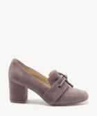 Sole Society Women's Matador Block Heels Loafers Dusted Plum Size 5 Suede From Sole Society