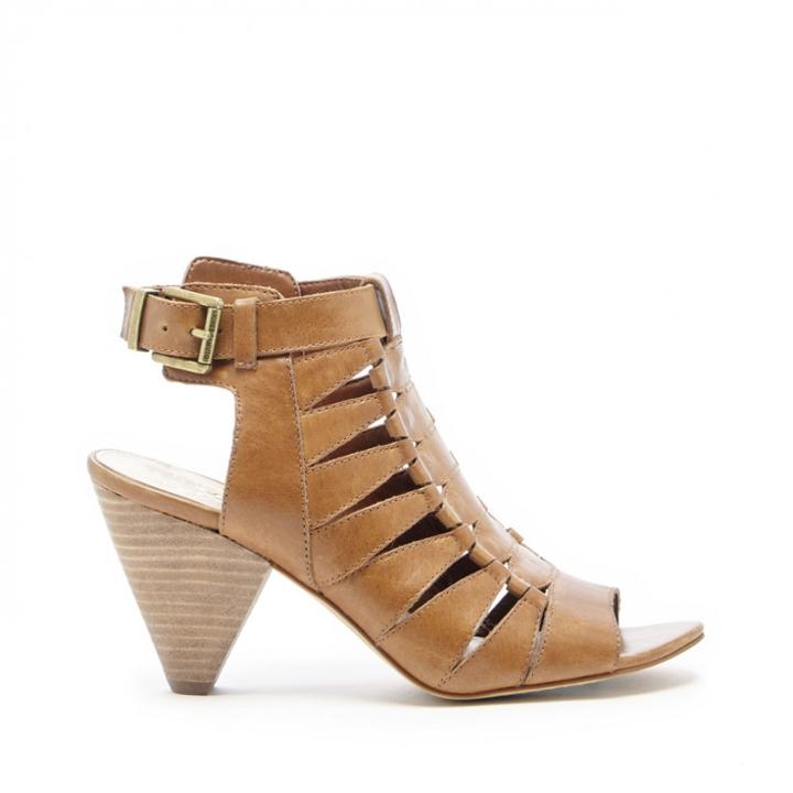 Vince Camuto Vince Camuto Elika Heeled Caged Sandal - Totally Toffee-6