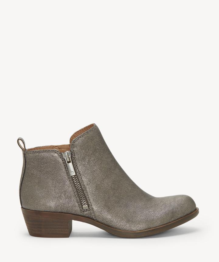 Lucky Brand Lucky Brand Women's Basel Ankle Bootie Rock Size 5 Leather From Sole Society