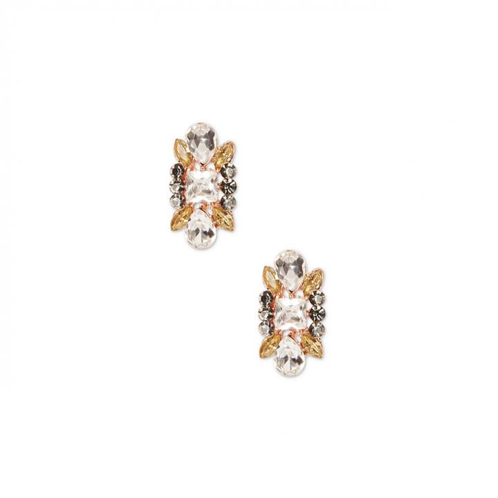 Sole Society Sole Society Linear Stone Earring - Multi-one Size