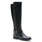 Sole Society Sole Society Margaux Buckled Tall Boot - Black-7.5
