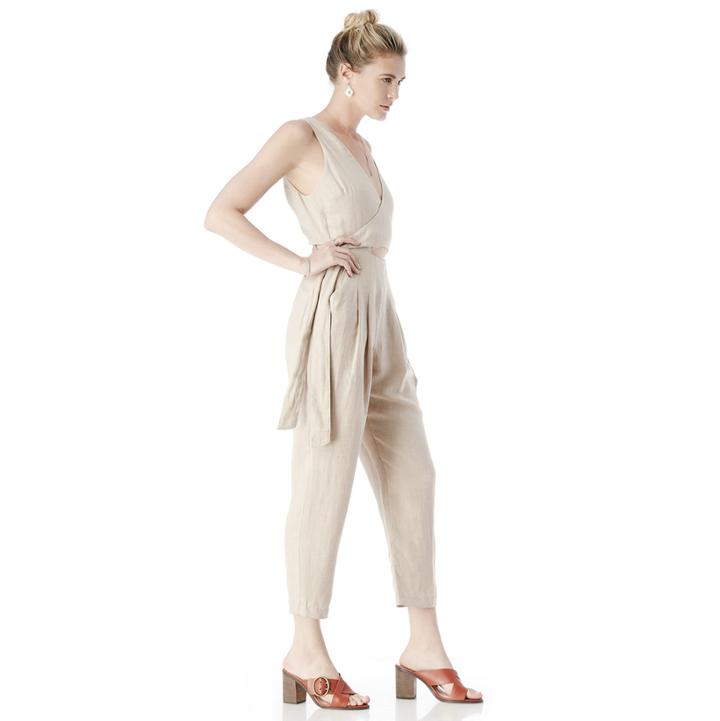 Astr Astr Colette Jumpsuit - Taupe