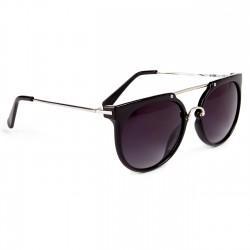 Solesociety Sole Society Cami Round Bar Sunglasses - Black-one Size