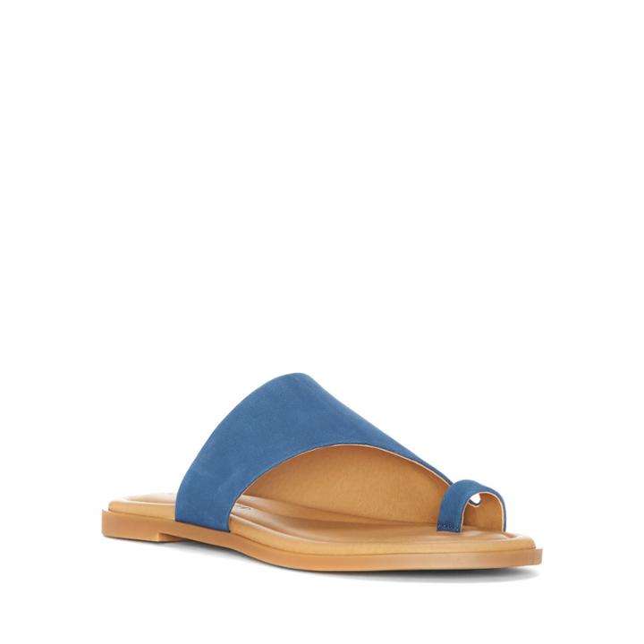 Lucky Brand Lucky Brand Anora Flat Sandals - Dark Chambray