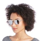 Sole Society Sole Society Pryce Basic Retro Sunglasses - Clear