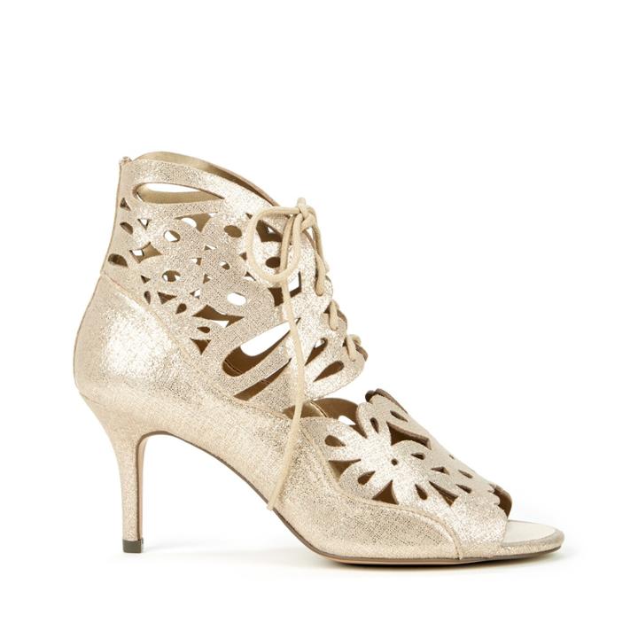Sole Society Sole Society Juniper Lasercut Sandal - Champagne