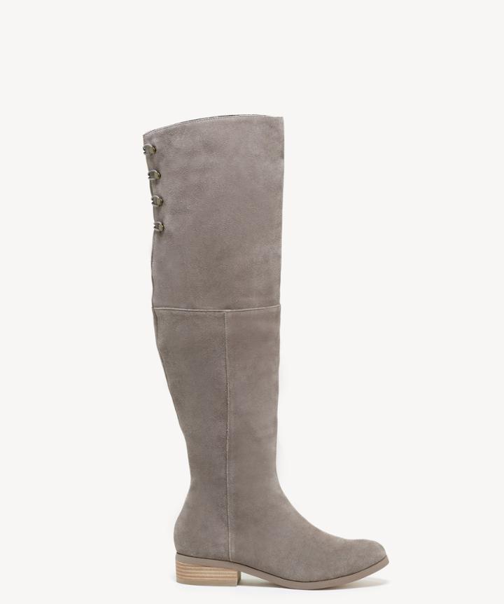 Sole Society Sole Society Sonoma Flats Boots Mushroom Size 5 Suede