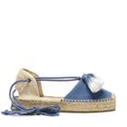 Soludos Soludos Platform Gladiator Sandal Platform Espadrille - Faded Oceano
