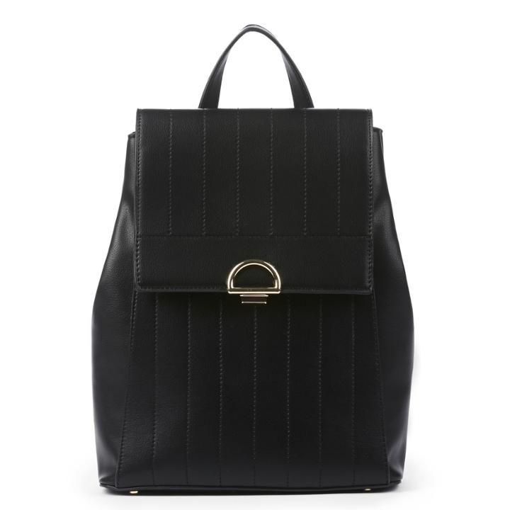 Sole Society Sole Society Zilo Vegan Quilted Backpack - Black