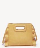 Sole Society Sole Society Gusty Crossbody Bag In Color: Vegan Yellow Ochre Leather