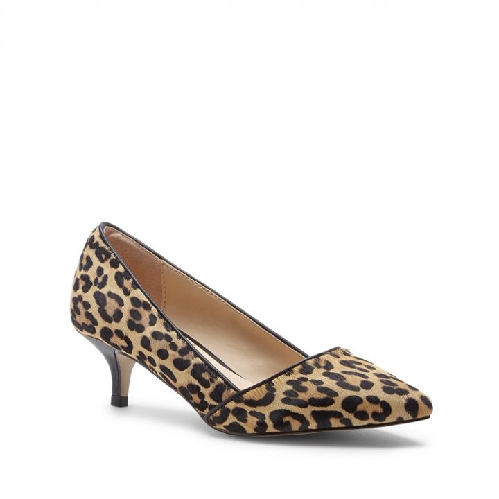 Sole Society Sole Society Desi Kitten Heel Pump - Leopard-7.5