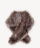 Sole Society Women's Large Faux Fur Stole Light Brown One Size Polyester From Sole Society