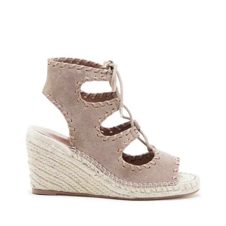 Sole Society Sole Society Amethyst Espadrille Wedge - Taupe