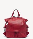 Sole Society Women's Josah Backpack Vegan Indie Red One Size Vegan Leather From Sole Society