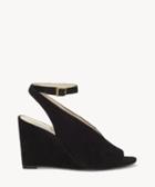 Louise Et Cie Louise Et Cie Women's Piarissa Slingback Wedges Black Size 5 Suede From Sole Society