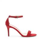 Sole Society Sole Society Dace Ankle Strap Heeled Sandal - Red-11
