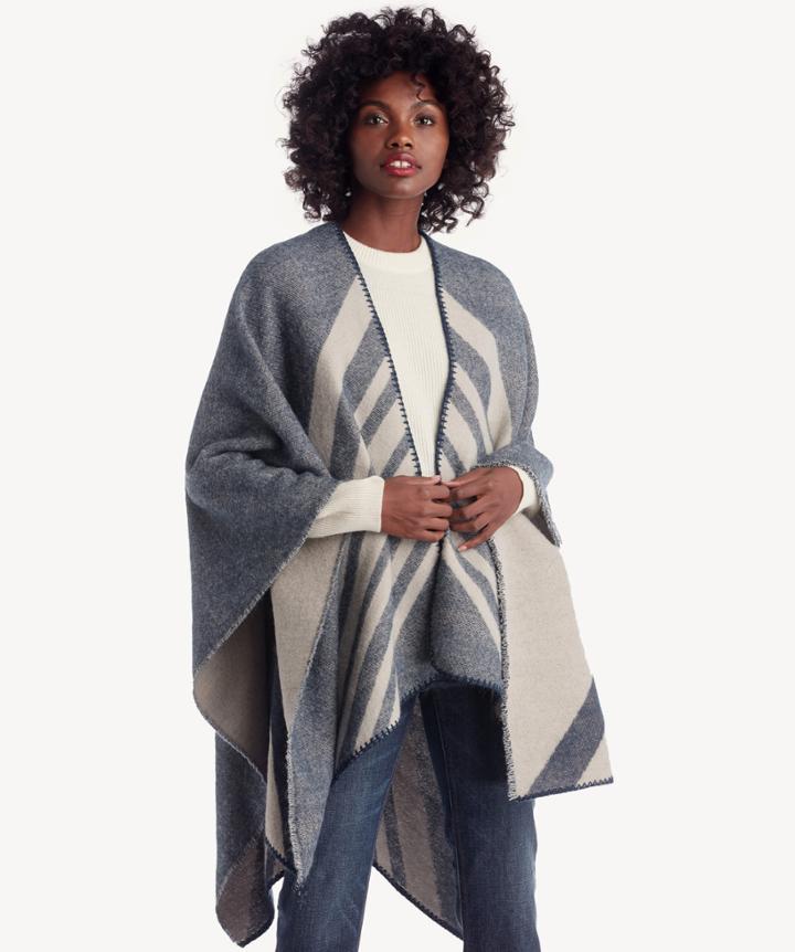 Sole Society Sole Society Colorblock Ruana