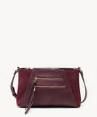 Sole Society Women's Chele Convertible Crossbody Bag Genuine Suede Mix Oxblood From Sole Society