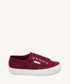 Superga Superga Women's 2750 Cotu Classic Canvas Sneakers Bordeaux/white Size 6.5 From Sole Society