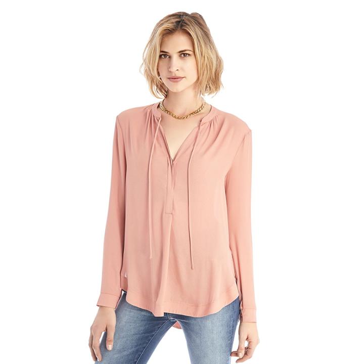 Astr Astr Dawn Blouse - Dusty Mauve-small