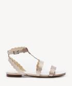 Sole Society Sole Society Maladee T- Strap Flat Sandal - Rose Gold-5