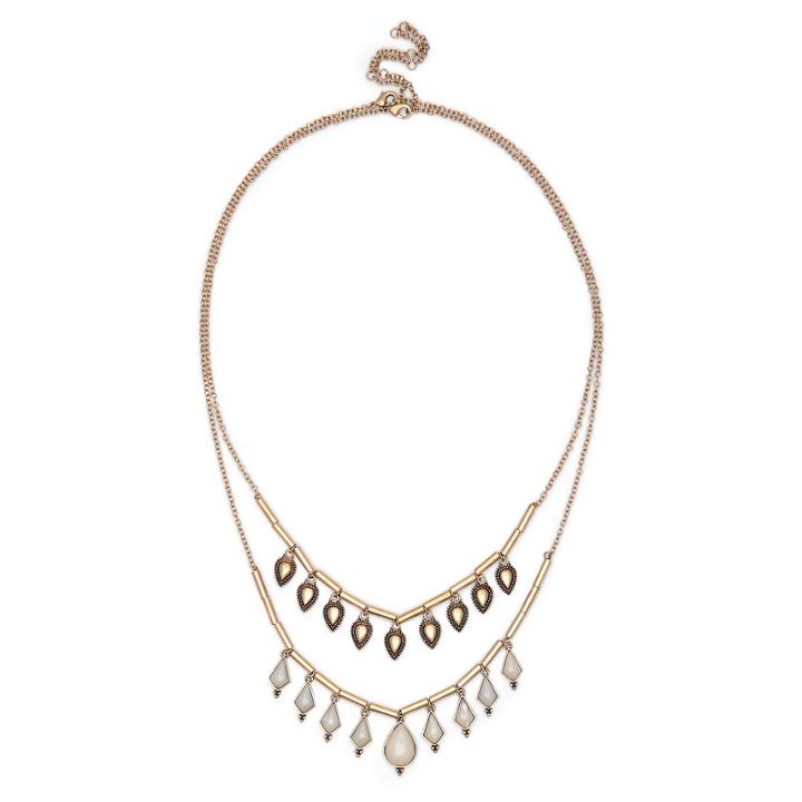 Sole Society Sole Society Dreamers Statement Necklace - White