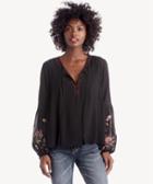 Astr Astr Women's Christy Top In Color: Black Size Large From Sole Society