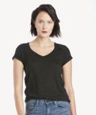La Made La Made Women's Vintage Tee In Color: Black Size Xs Fabric From Sole Society