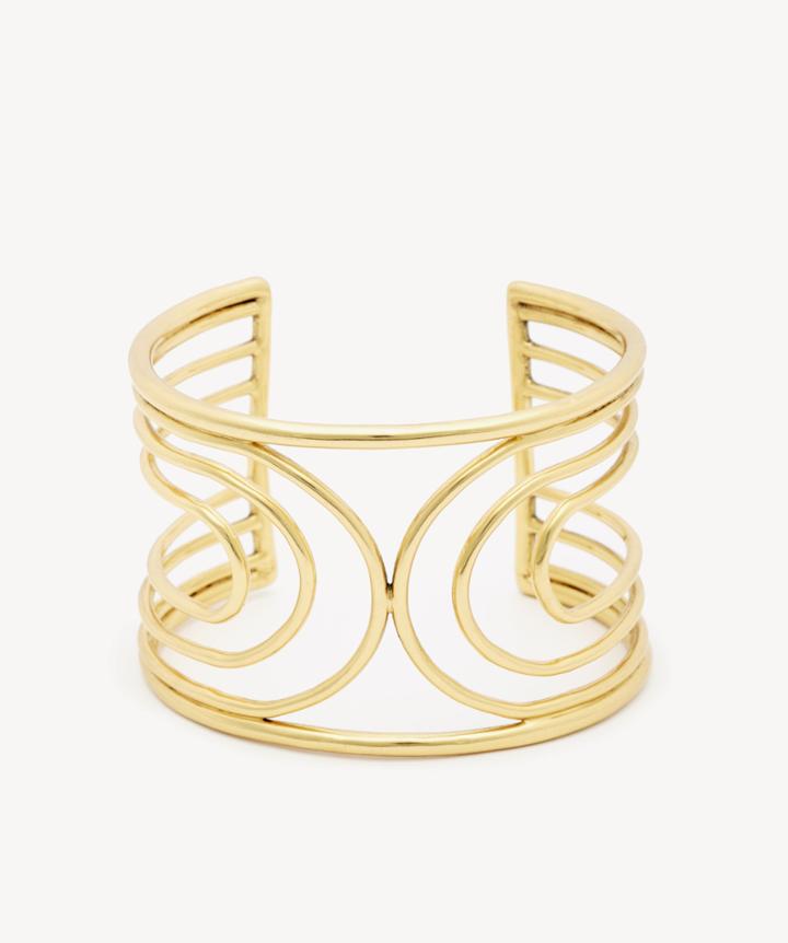 Sole Society Women's Wide Cuff Bracelet Gold One Size From Sole Society