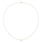 Sole Society Sole Society Dainty Stone Pendant Necklace - Gold