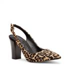 Sole Society Sole Society Kaydan Slingback Block Heel Pump - Leopard