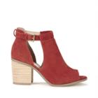 Sole Society Sole Society Ferris Block Heel Sandal - Poppy