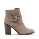 Sole Society Sole Society Grove Circle Buckle Bootie - Taupe-5