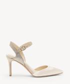 Imagine Imagine Women's Glora Slingback Pumps Natural Size 10 Satin From Sole Society