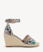 Vince Camuto Vince Camuto Leera Espadrille Wedges Multi Violet Size 5 Leather From Sole Society