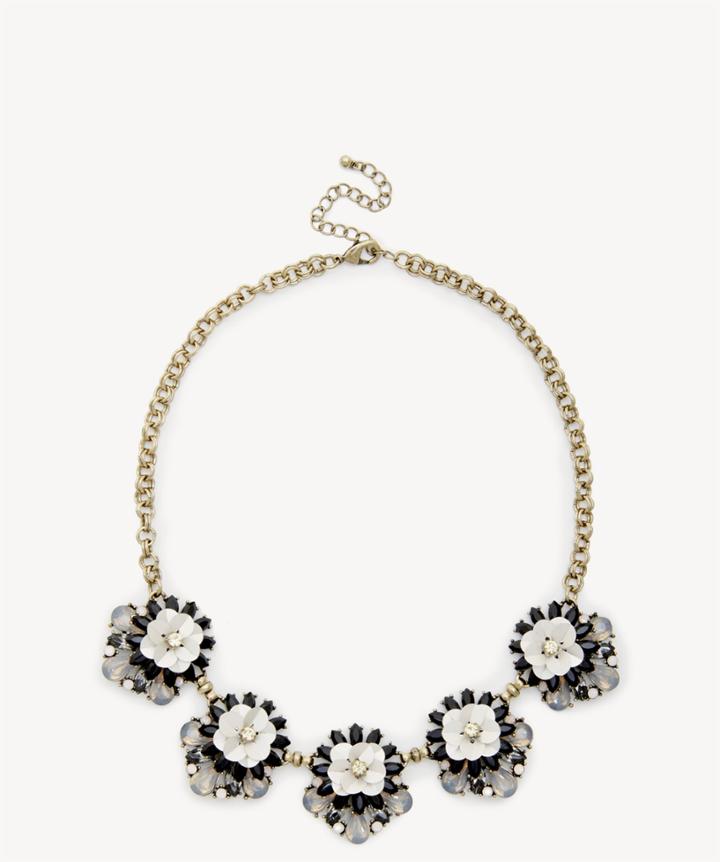 Sole Society Sole Society Floral Statement Necklace Multi One Size Os