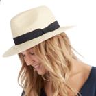 Sole Society Sole Society Straw Panama Hat - Natural
