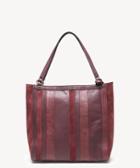 Sole Society Women's Ragna Tote Genuine Suede Mix Oxblood Vegan Leather Genuine Suede From Sole Society