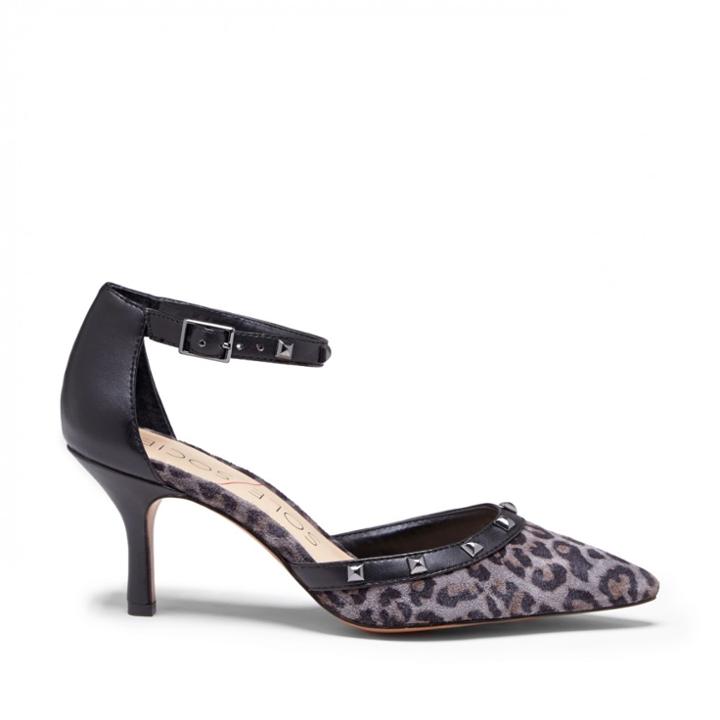 Sole Society Sole Society Anneke Mid Heel Pump - Granite Black-9.5