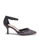Sole Society Sole Society Anneke Mid Heel Pump - Granite Black-9.5