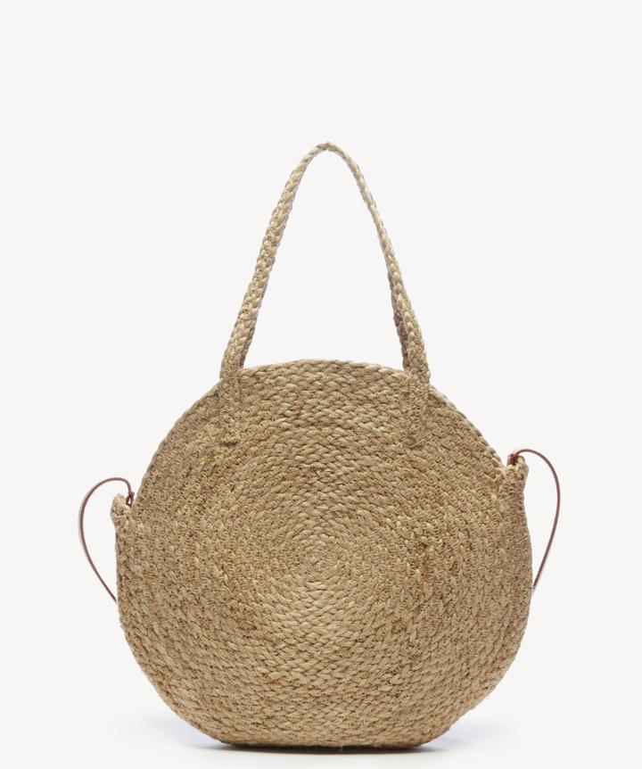Sole Society Sole Society Jalea Tote Circle Straw Bag Natural