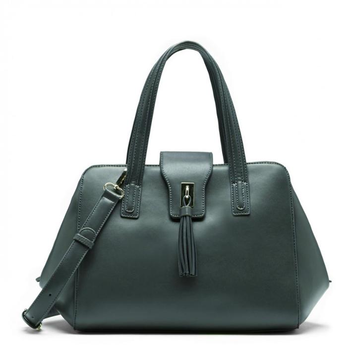 Sole Society Sole Society Morris Vegan Structured Satchel - Pine-one Size