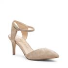 Sole Society Sole Society Laurent Ankle Strap Kitten Heel - Light Taupe-8.5