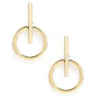 Sole Society Sole Society Gold Plated Geometric Earring - Gold-one Size
