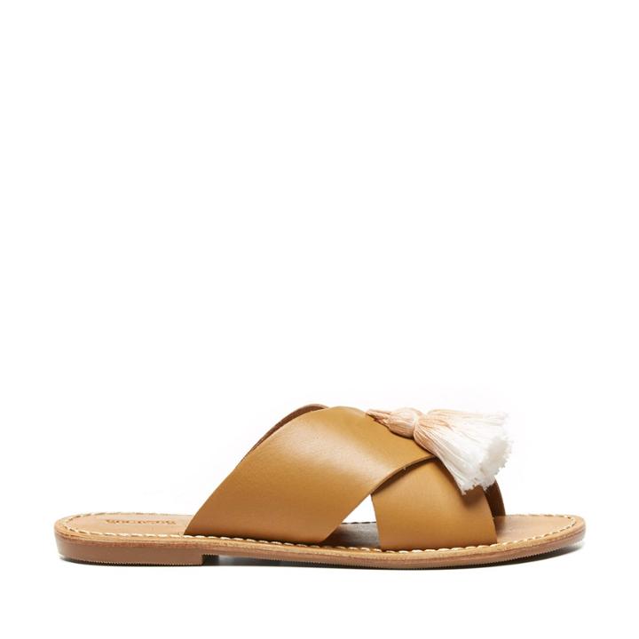 Soludos Soludos Tassel Criss Cross Criss Cross Sandal - Vachetta