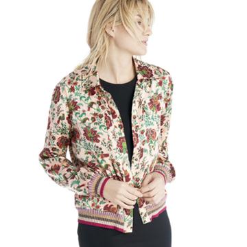 Scotch & Soda Scotch & Soda Silk Button Up Jacket - Combo T