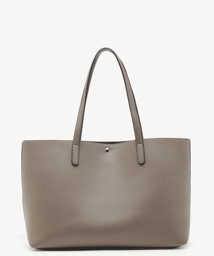 Sole Society Women's Zeda Tote Vegan Taupe Vegan Leather From Sole Society