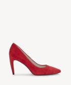  Women's Hedde Pointed Toe Pumps Fire Size 5 Suede From Sole Society