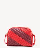 Sole Society Women's Linza Crossbody Bag Mixed Material Berry Combo From Sole Society