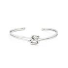 Sole Society Sole Society Double Knot Bangle - Silver-one Size